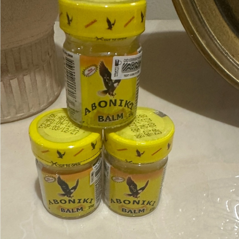 Aboniki Hot Balm - Menthol | Eucalyptus | Camphor. Pain, Arthritis, Colds,